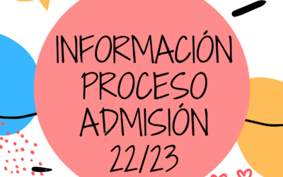 Información Proceso Admisión 22/23