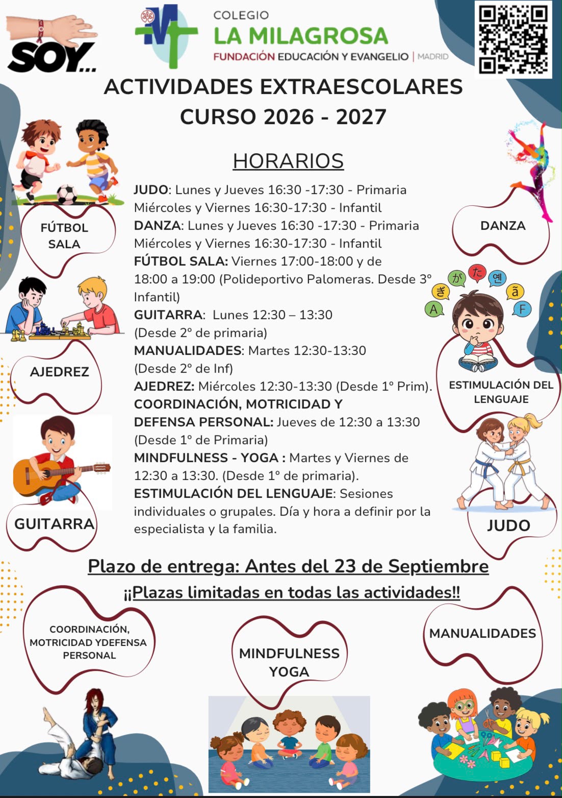Actividades Extraescolares curso 26-27